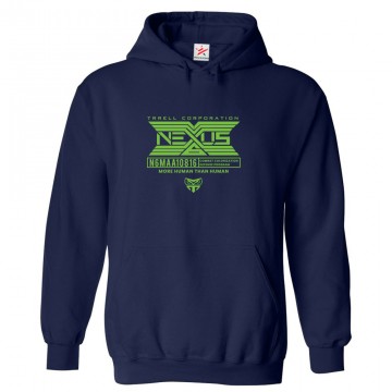 Trrell Corporation Nexus Classic Unisex Kids and Adults Pullover Hoodie for Sci-Fi Movie Fans